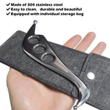 Stainless Steel Muscle Scraper Massage Tool gua sha iastm for deep Tissue Scraping for myofascial Release (Patent Pending)