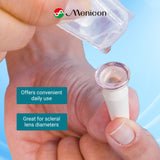 Menicon LacriPure Saline Contact Lens Solution, for Lens Rinse & Insertion, 98 Vials, 5ml