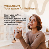 Mushroom Coffee - 9 Mushroom Adaptogen Mix - Lion's Mane, Chaga, Turkey Tail, Reishi, Shiitake - Instant Mushroom Coffee for Gut Health, Immunity and Brain Boost - Keto-Friendly - 105 Servings