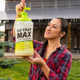 RESCUE! Fly Trap Max Bundle – Large Reusable Outdoor Fly Trap - 2 Traps + 2 Refill