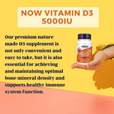 Worldwide Nutrition Now Supplements Vitamin D3 5000 IU Softgels - High Potency Formula for Structural Support D 240 Count Vitamin, Organic & keychain