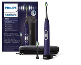 PHILIPS Sonicare Protective Clean 6500 Rechargeable Electric Toothbrush with Charging Travel Case and Extra Brush Head, Deep Purple, 2 Count