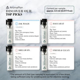 Aromaplan Sample Set, Top Picks Set Collection Exclusively for Smelling, NOT Machine USE - 12 Premium Scent Samples- Discover Our Top Picks Scent Fragrances - USA Fragrance (12 Samples Kit)