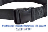 Secure Gait Belt for Seniors with 6 Handles, Quick Release Clip Buckle, 52"x4" - Medical Walking & Transfer Gate Belts Lifting Elderly, Physical Therapy Patient Lift Aid Assist Strap, Nursing Students