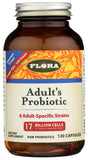 Flora - Adult's Probiotic Blend, Six Adult-Specific Strains, Gluten Free, Raw Probiotic with 17 Billion Cells, 120 Vegetarian Capsules