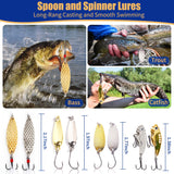 Fishing Advent Calendar 2024 Adult Men Teen Boys, 24 Day Fishing Lure Countdown Calendar with Spoons Minnow Popper Crankbait VIB Xmas Fishing Gift for Father Granpa Brother Boyfriend