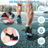 2 Pairs Thicker Heel Cushion Cups for Heel Pain【Updated Version】, Plantar Fasciitis Heel Spur Relief Products, Heel Supports Inserts, Heel Protectors for Pressure Sores