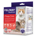 FELIWAY MultiCat Calming Pheromone Diffuser for house-cats, 30 Day Starter Kit (48 mL)