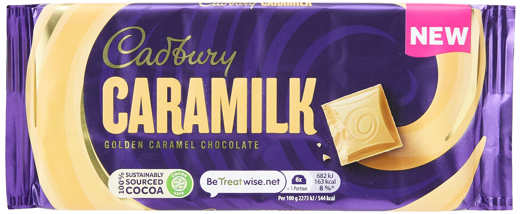 CADBURY Caramilk Chocolate Bar, 90 g