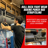 BULL DOZA FIGHT WEAR Punch Bag Hanger - Silent Strong Non-Slip - Three Sizes