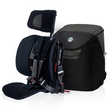 WAYB Pico Travel Car Seat with Premium Carrying Bag- Lightweight, Portable, Foldable - Perfect for Airplanes, Rideshares, and Road Trips - Forward Facing for Kids 22-50 lbs. and 30-45