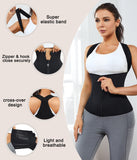 URSEXYLY Women Back Braces Posture Corrector Waist Trainer Vests Tummy Control Body Shapers for Spinal Neck Shoulder and Upper Back Support (XL, Black)