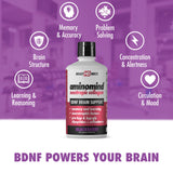 HEALTH DIRECT - AminoMind - Nootropic Collagen Supplement for Brain Health and BDNF - Pro-Hyp & Hyp-Gly Dipeptides, Coffeeberry Antioxidants - BlackBerry - 14 Fl Oz (28 Servings)