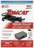 Tomcat Mouse Killer Child Resistant, Disposable Station (4 Disposable Traps)