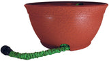 EMSCO Expandable Hose Hider – Expandable Hose Storage Pot – Rustic Terra Cotta