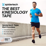 SpiderTech Gentle-Therapeutic Kinesiology Tape Roll for Hyper Sensitive and Radiated Skin 2"x16.4'50mmx5m