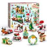 AEROQUEST Advent Calendar 2023 - Toy Building Sets for Christmas Holiday Countdown Building Block Sets for kids Toy Gift Idea to Adventure with Daily Collectible Surprises(Christmas Tree)