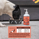 Natural Dog Company Skin & Coat Oil (16 oz.), Supports Skin Health, Fish Oil Supplements for Dogs, Soft Coat, Salmon Oil & Flaxseed Oil, Fatty Acids, Bottle of Dog Fish Oil with Pump, Antioxidant