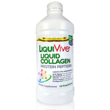 LiquiVive Liquid Collagen Protein Peptides Concentrate | Pure Hydrolyzed Super Multi Collagen Hydrolysate Drink | Higher Absorption Than Powder Pills & Capsules | Colageno Liquido Hidrolizado