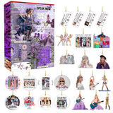 Christmas Vacation Advent Calendar 2024,Gifts for 24 Day Christmas Advent Calendar, Contains 24 Gifts, Christmas Vacation Figures and Accessories Christmas Countdown Calendar Gift (F2)