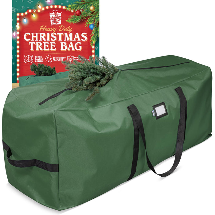 Holiday Cheer Christmas Tree Storage Bag Waterproof 9ft Green