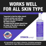 Stencil Prep Spray 8oz Bottle Inkjet Tattoo Stencils Printing Transfer