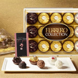 JOLAFUNBS Ferrero Collection Pralines, Chocolate Gift Box, Treat Box Of 15 (172g) & Cards - Birthday, Christmas, Valentines, Fathers Day, Mothers Day, Gifts For Women & Men, Wedding Gifts & More