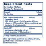 Life Extention Advanced Milk Thistle - Milk Thistle Supplement for Liver Function Support, Kidney Health & Detox - with Silymarin, Silibinins, Isosilybin A,B - Gluten-Free, Non-GMO - 60 Softgels