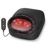 COMFIER Foot Warmer Massager,Gifts for Women,Men,Shiatsu Foot Massager with Heat, Electric Heating Pad for Back Feet,Back Massager for Pain Relief(Black)