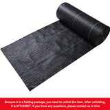 3.2oz-6ftx300ft Weed Barrier Landscape Fabric Heavy Duty, Weed Block Gardening Ground Cover Mat, Weed Control Garden Cloth, Woven Geotextile Fabric for Underlayment, Commercial Driveway Fabric