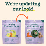 WOOF Calming Wellness Pops - Calming Dog Treats - Long-Lasting Refills for The Pupsicle Toy to Promote Calm - Magnesium for Dogs- Small Pops - 10 Count