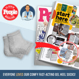 Dr. Frederick's Original Moisturizing Heel Socks for Cracked Heel Treatment - 6 Pairs - Heel Socks for Dry Cracked Feet - Cracked Heel Repair - Heal Dry Heels - Foot Care for Women & Men - Power Pack