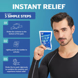 Instant Ice Cold Pack (6” x 4.5”) - 100 Packs Disposable Instant Ice Packs for Injuries | Cold Compress Ice Pack for Pain Relief, Swelling, First Aid, Toothache, Athletes & Outdoor Activities