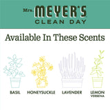 MRS. MEYER'S CLEAN DAY Liquid Fabric Softener, Infused with Essential Oils, Paraben Free, Basil, 32 oz (32 Loads)