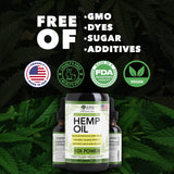 Super Natural Goods Hemp Oil - USA Made - Maximum Strength Natural Hemp Seed Oil for Relief & Relaxation - Vegan, Sugar Free, Additive Free - 4oz