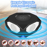 2024 Upgraded Ultrasonic Pest Repeller Rodent Repellent Ultrasonic Plug in 3-in-1 Mice Repellent Indoor Ultrasonic Mouse Repellent with Strobes Light Squirrel Repellent Indoor Attic House Garage Barn