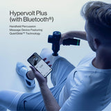 Hypervolt Plus, Featuring Quiet Glide Technology - Handheld Percussion Massage Gun | 3 Speeds, 5 Interchangeable Heads | Helps Relieve Sore Muscles and Stiffness (Hypervolt Plus w/Bluetooth)