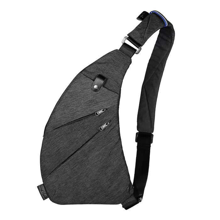 Anti Theft Travel Bags Daypack for Men Women, Slim Sling Bag Crossbody Chest Personal Pocket Bag