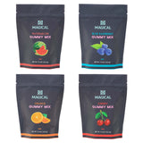 Magical Butter Gummy Mix - Easy & Mess-Free Precise Formulation, Cherry, Watermelon, Blue Raspberry, Orange (4 Pack)