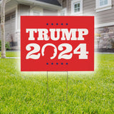 Swift Signs - Trump 2024 Yard Sign | Vote Republican Outdoor Decor for Presidential Election 2024 - Durable, Weatherproof Lawn Sign with H-Stake for Home, Window, or Office - 24x18 inches