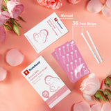 T TESTAHEAD Breast Milk Test Strips, Quick & Accurate Test Strips for Breastmilk at Home, Results in 2 Minutes, 36 Pack