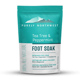 3 Pounds-Tea Tree, Peppermint, Foot Soak | MSM with Epsom Salt Soothes Burning & Itching from Athletes Foot & Foot Odors-Softens Dry Calloused Heels Made by Purely Northwest