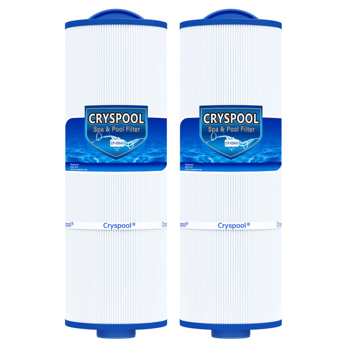 Cryspool® 05043 Filter Compatible with 20690 Marquis Hot Tub Filter, 5CH-512, 50 Sq. Ft Spa Filter Cartridge, 2 Pack