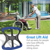 Cohbskj Great Lift Aid, Lift Aids to Help Seniors Stand Up, Portable Stand Assist Aid for Elderly, Portable Lift Aid for Seniors, 450lbs Weight Capacity for Paramedic Nurse (Purple)