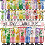 VESPRO 210Pack Hand Cream Gifts Set For Women, Hand Lotion Travel Size for Dry Cracked Hands, Bulk Mini Hand Lotion for Valentines Day Gifts, Mother's Day Gifts and Baby Shower Party Favors