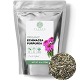 Organic Echinacea Purpurea 4 oz. (113g), USDA Certified Organic Dried Echinacea Tea, Premium Echinacea Herb, Loose Purpurea, Purple Coneflower, Cut & Sifted