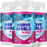 IDEAL PERFORMANCE (3 Pack) Nerve Shield Plus Pills Original Supplement Advanced Nerve Formula (180 Capsules)