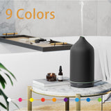 VIVITEST Diffusers for Essential Oils,Stone Oil Diffuser,Ceramic Essential Oil Diffusers Black for Home (250ML)