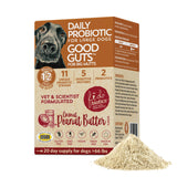 Fidobiotics Good Guts for Big Mutts Probiotic for Dogs, 12 Billion CFUs, 11 Strains, 5 Digestive Enzymes, 2 Prebiotics, Digestive Gut Health for Dogs, Adult & Puppy Probiotics Supplements (20 Days)