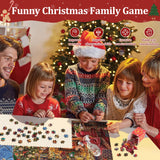 Advent Calendar 2024 Christmas Jigsaw Puzzles for Kids Adults - 1008 Pieces 24 Day Christmas Puzzle Countdown Calendar, Ideal Stocking Stuffer Puzzle for Home Decoration, Funny Christmas Game Gift